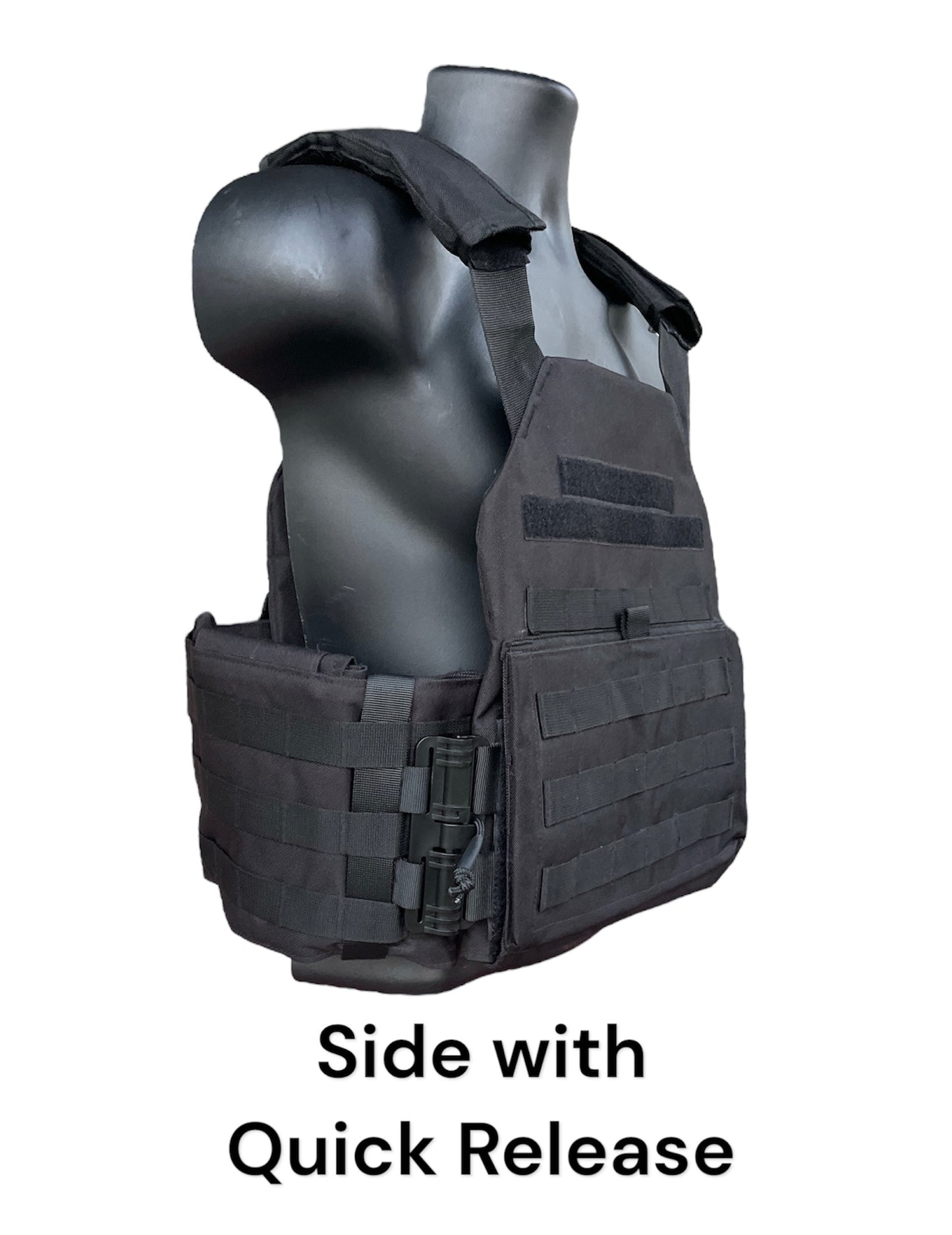 Large Nylon Plate Carrier with Cummerbund and Quick Release Kit