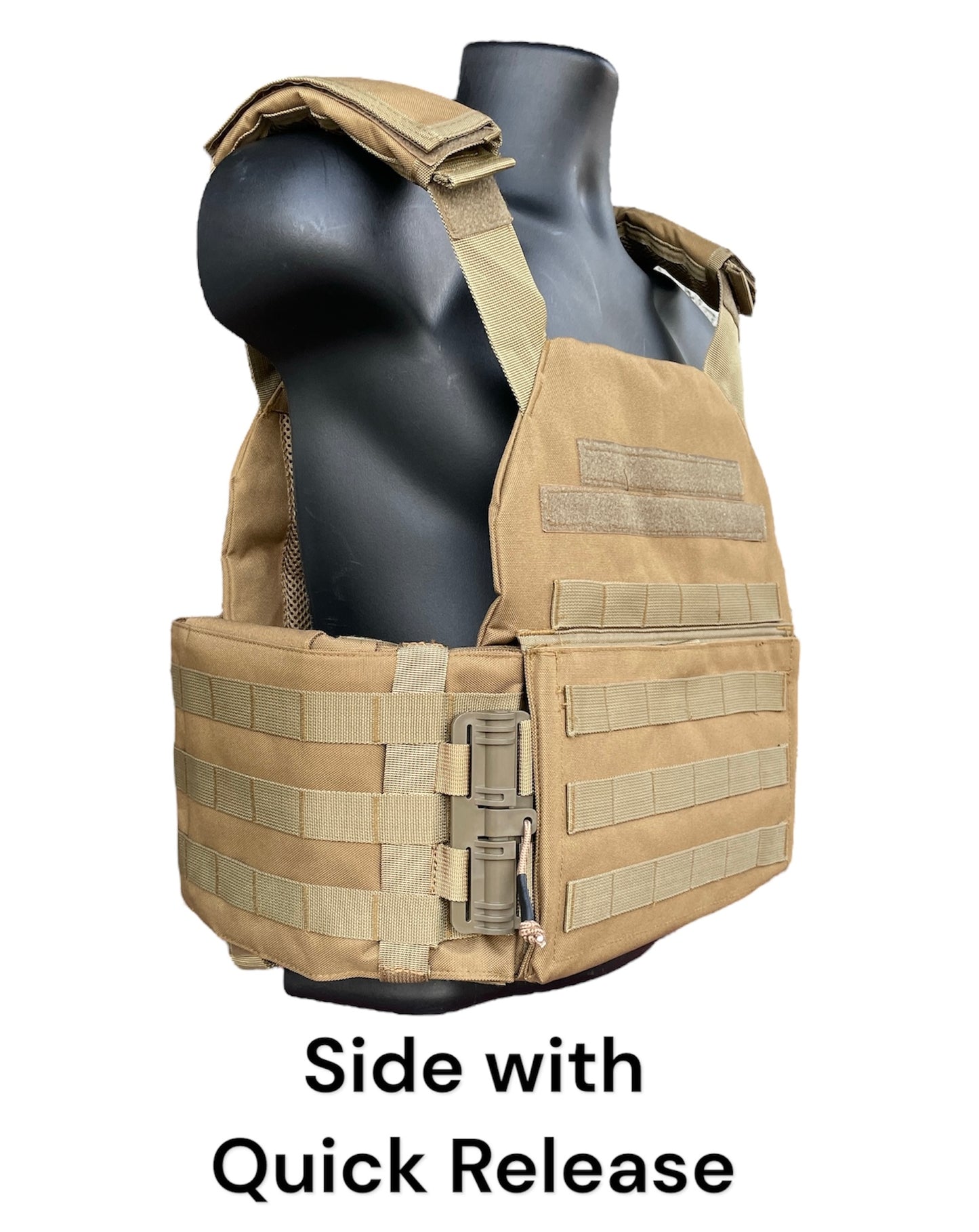 Large Nylon Plate Carrier with Cummerbund and Quick Release Kit