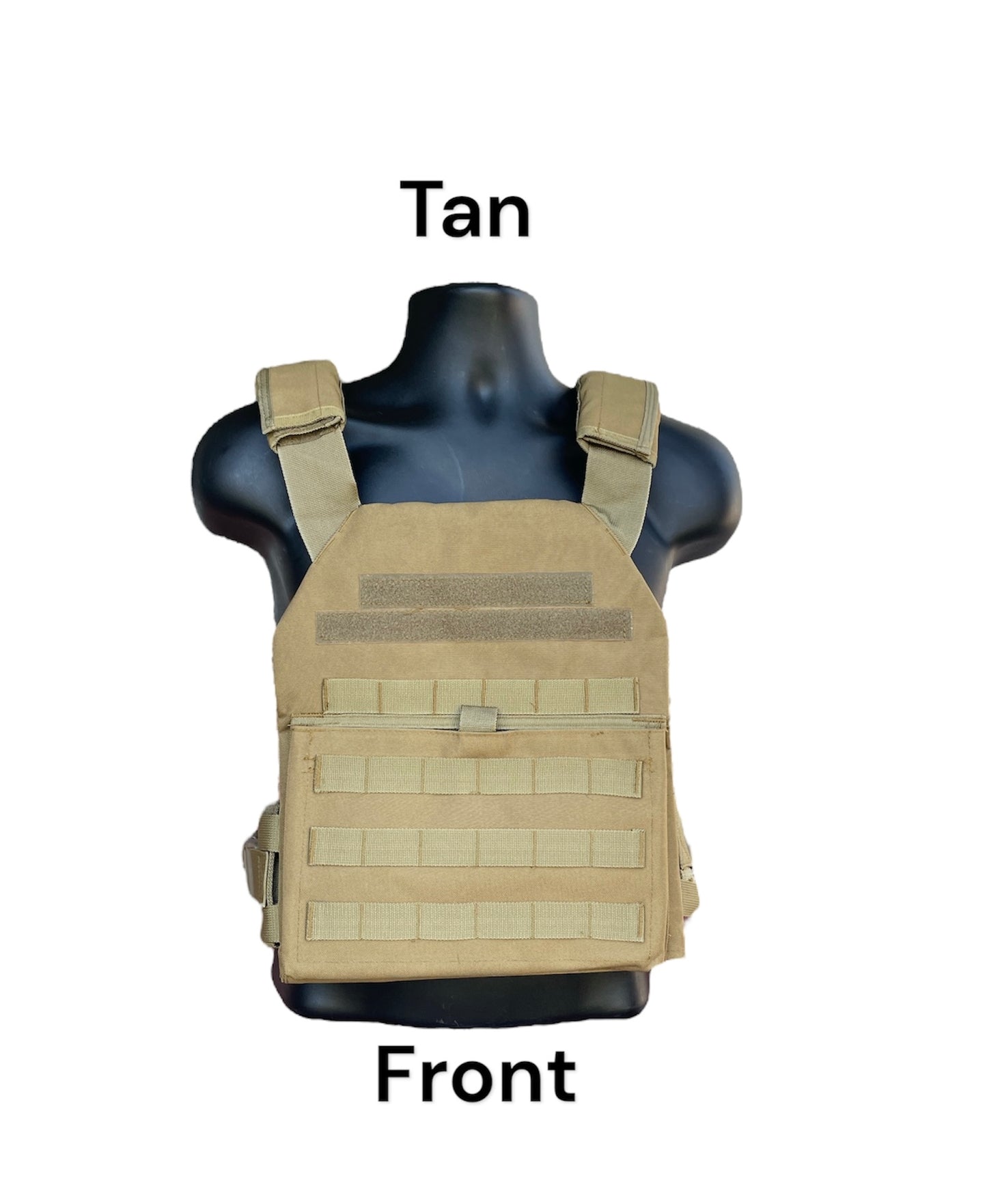 Extra Large 11"x14" Nylon Plate Carrier without Cummerbund