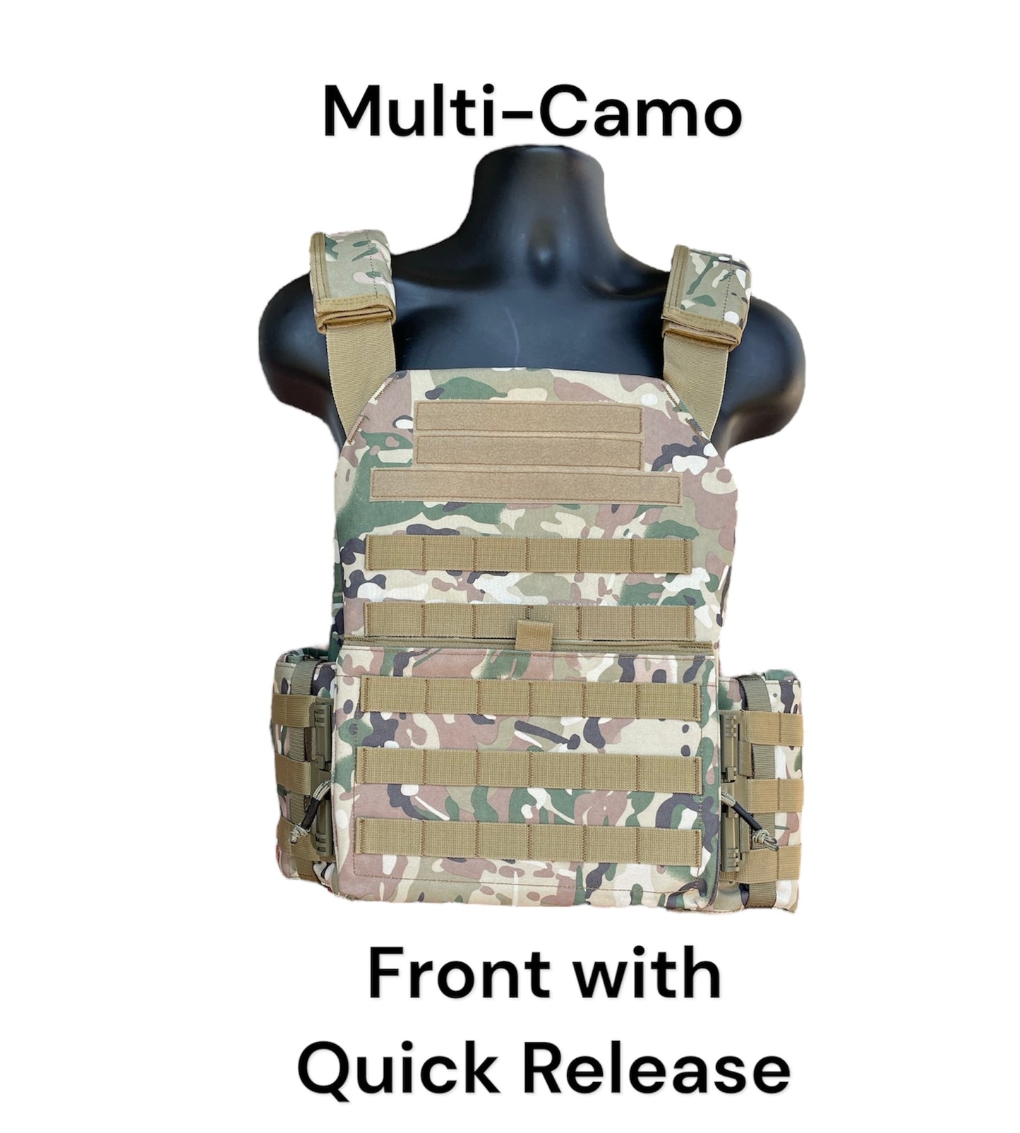Extra Large 11"x14" Nylon Plate Carrier with Cummerbund and Quick Release Kit