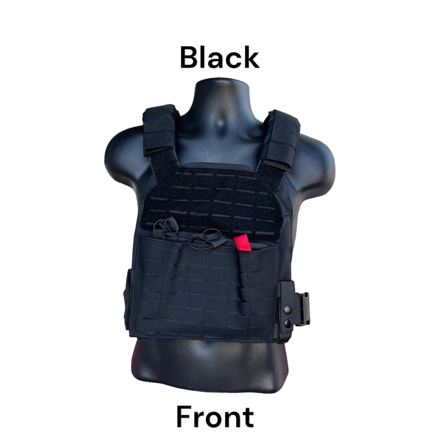 Extra Large 11"x14" Laser Cut Nylon Plate Carrier without Cummerbund
