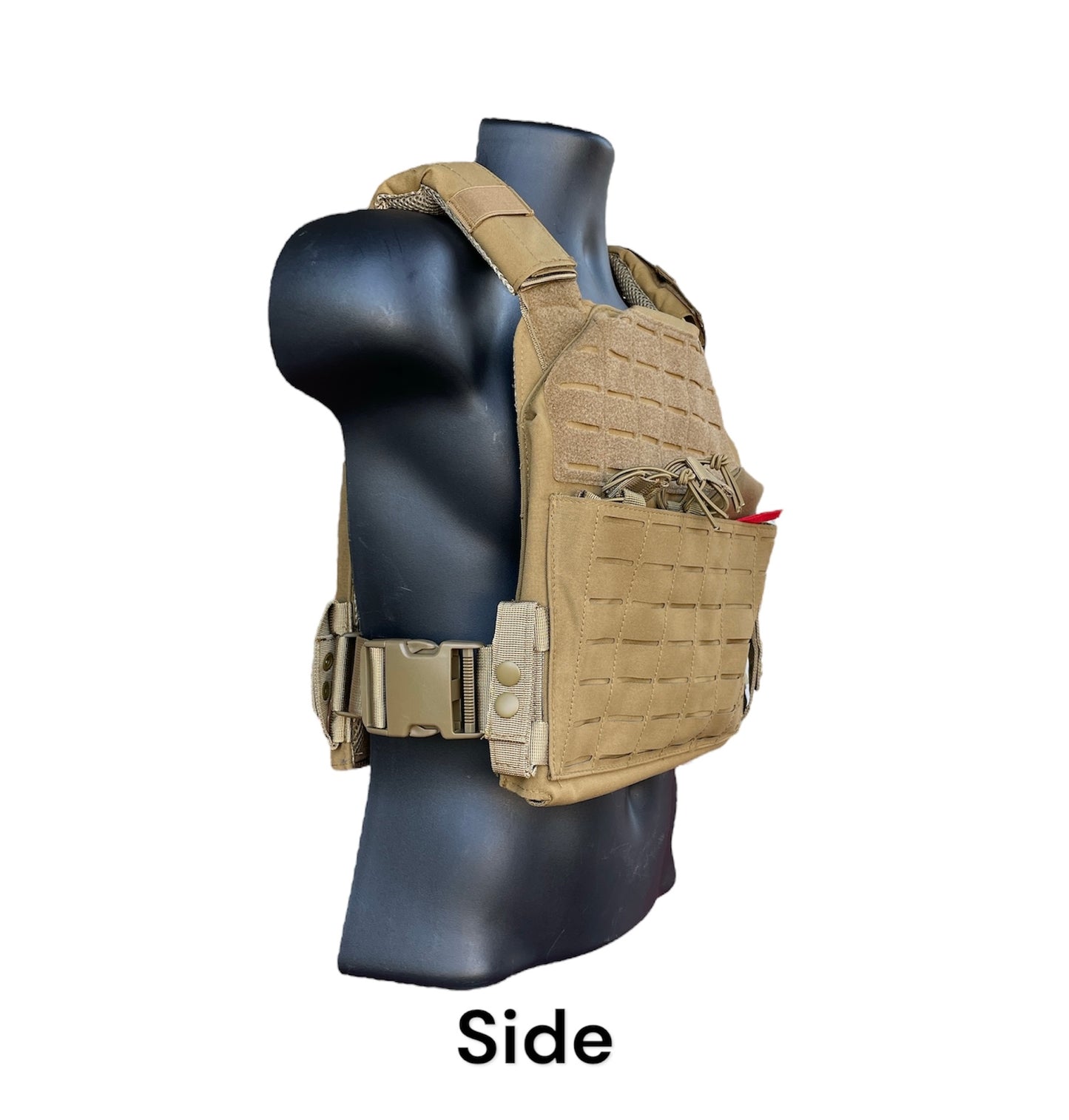 Extra Large 11"x14" Laser Cut Nylon Plate Carrier without Cummerbund