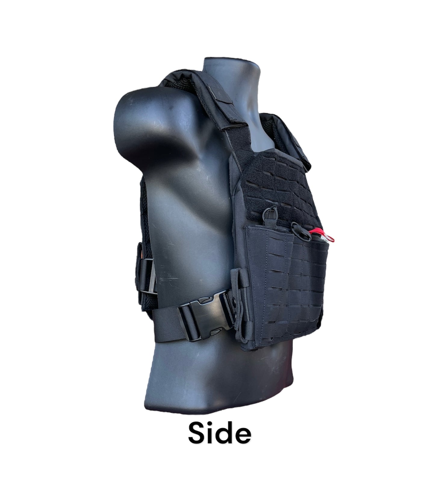 Extra Large 11"x14" Laser Cut Nylon Plate Carrier without Cummerbund