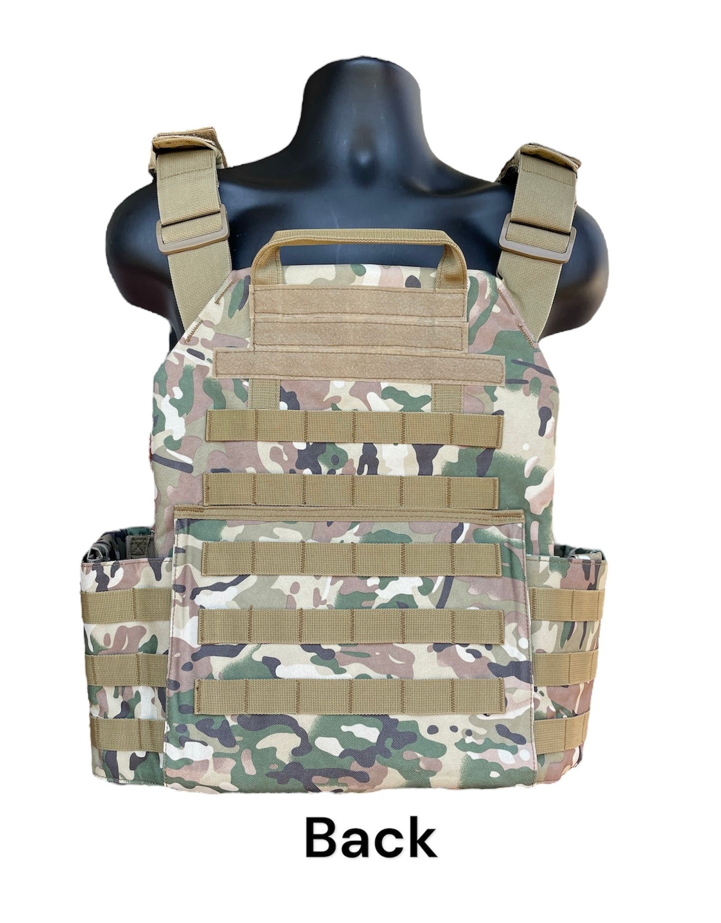 Extra Large 11"x14" Nylon Plate Carrier with Cummerbund and Quick Release Kit