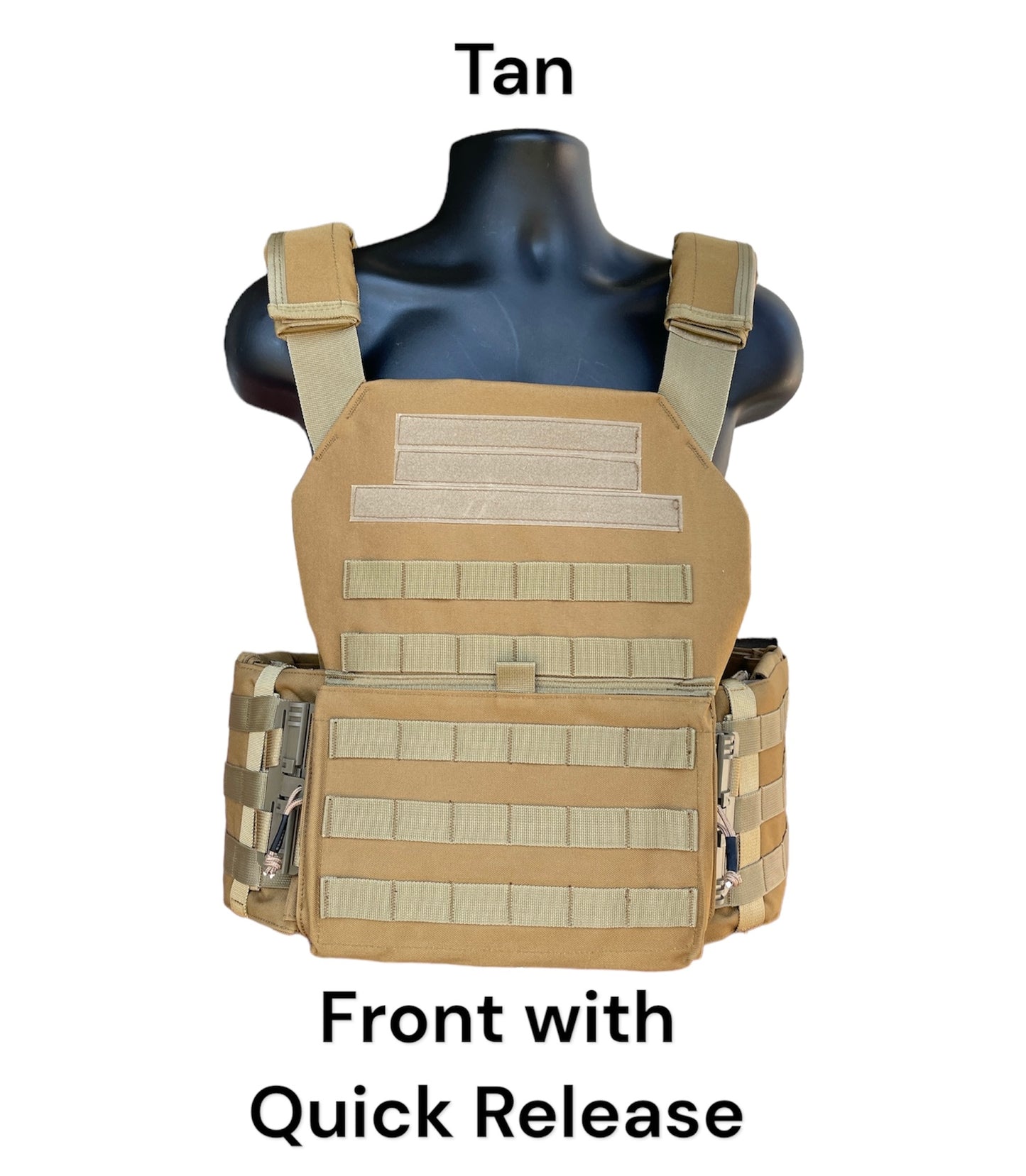 Extra Large 11"x14" Nylon Plate Carrier with Cummerbund and Quick Release Kit