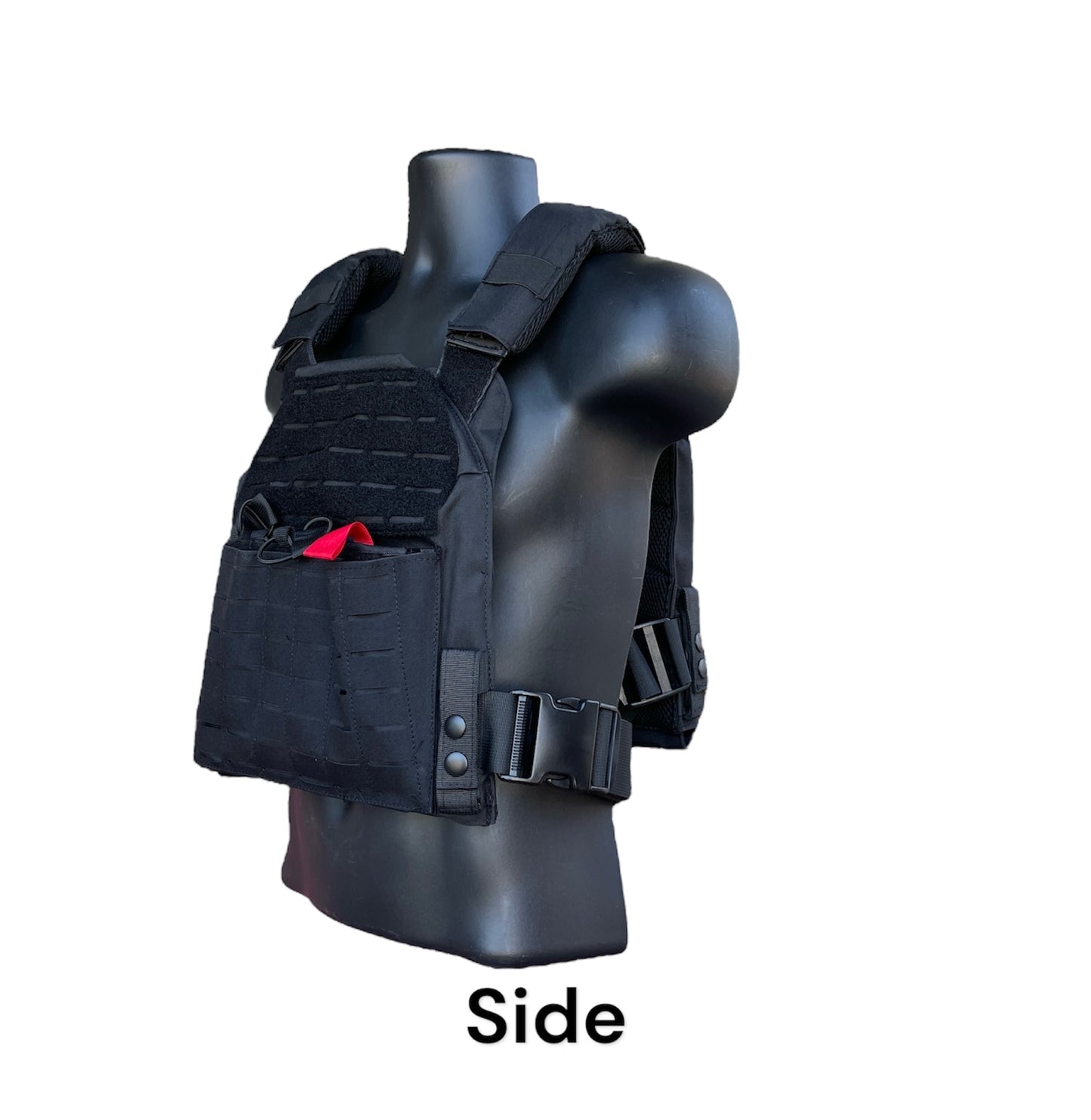Extra Large 11"x14" Laser Cut Nylon Plate Carrier without Cummerbund