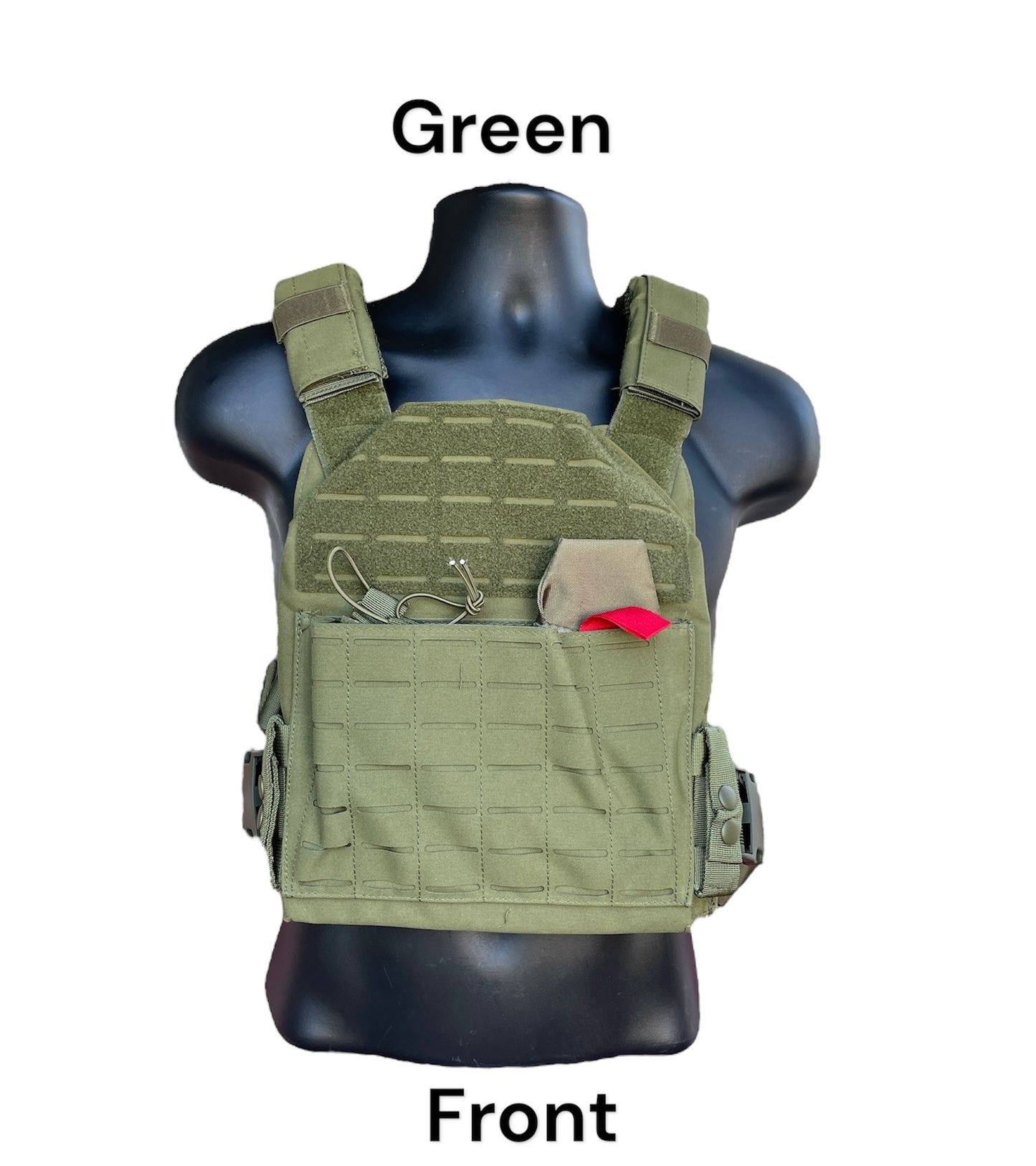 Extra Large 11"x14" Laser Cut Nylon Plate Carrier without Cummerbund