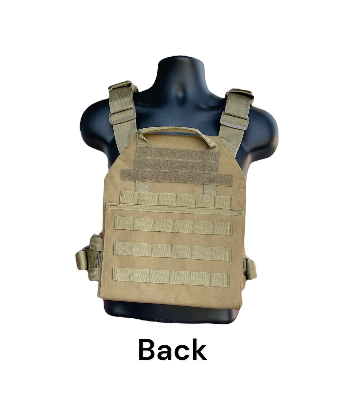 Extra Large 11"x14" Nylon Plate Carrier without Cummerbund