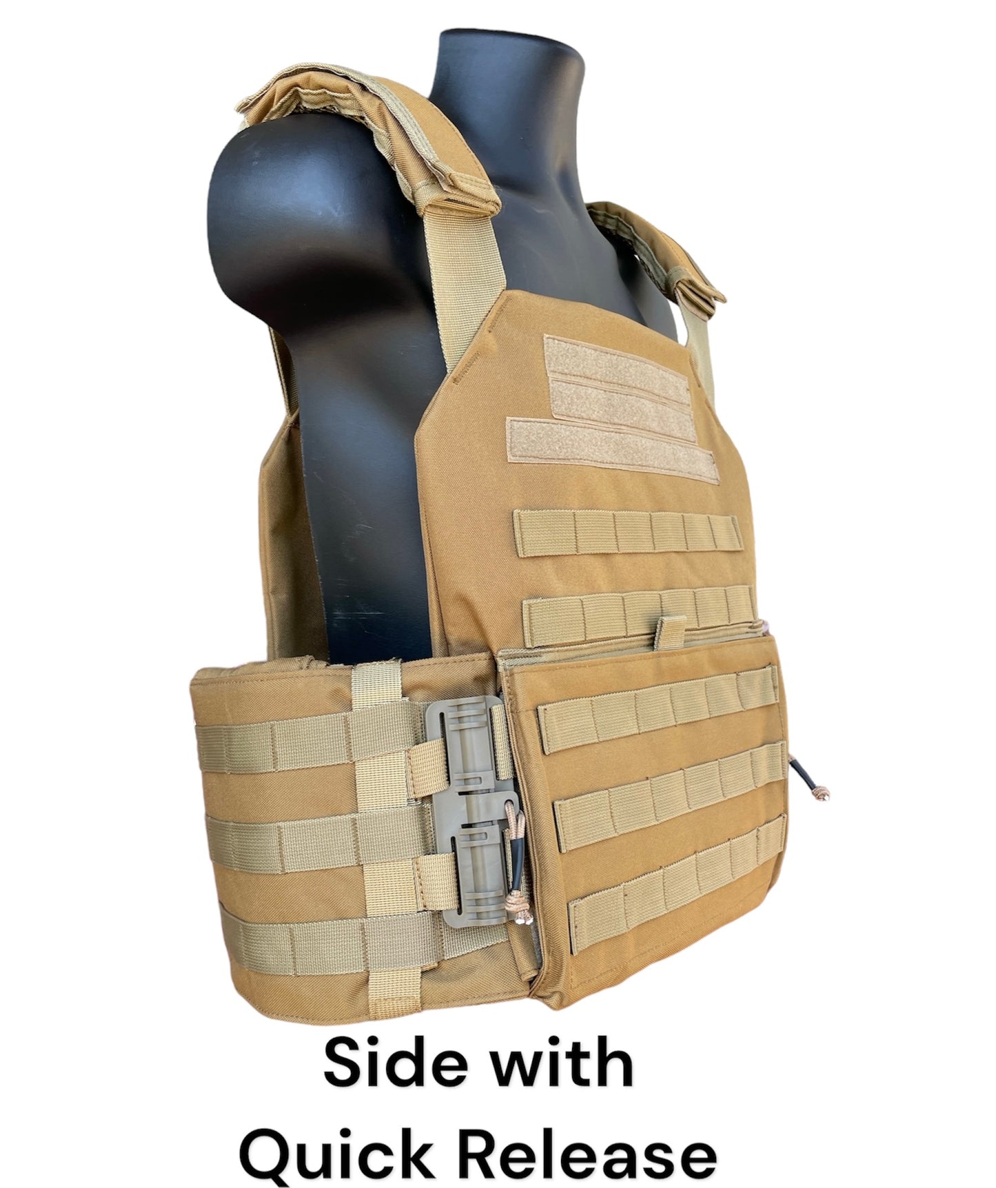 Extra Large 11"x14" Nylon Plate Carrier with Cummerbund and Quick Release Kit