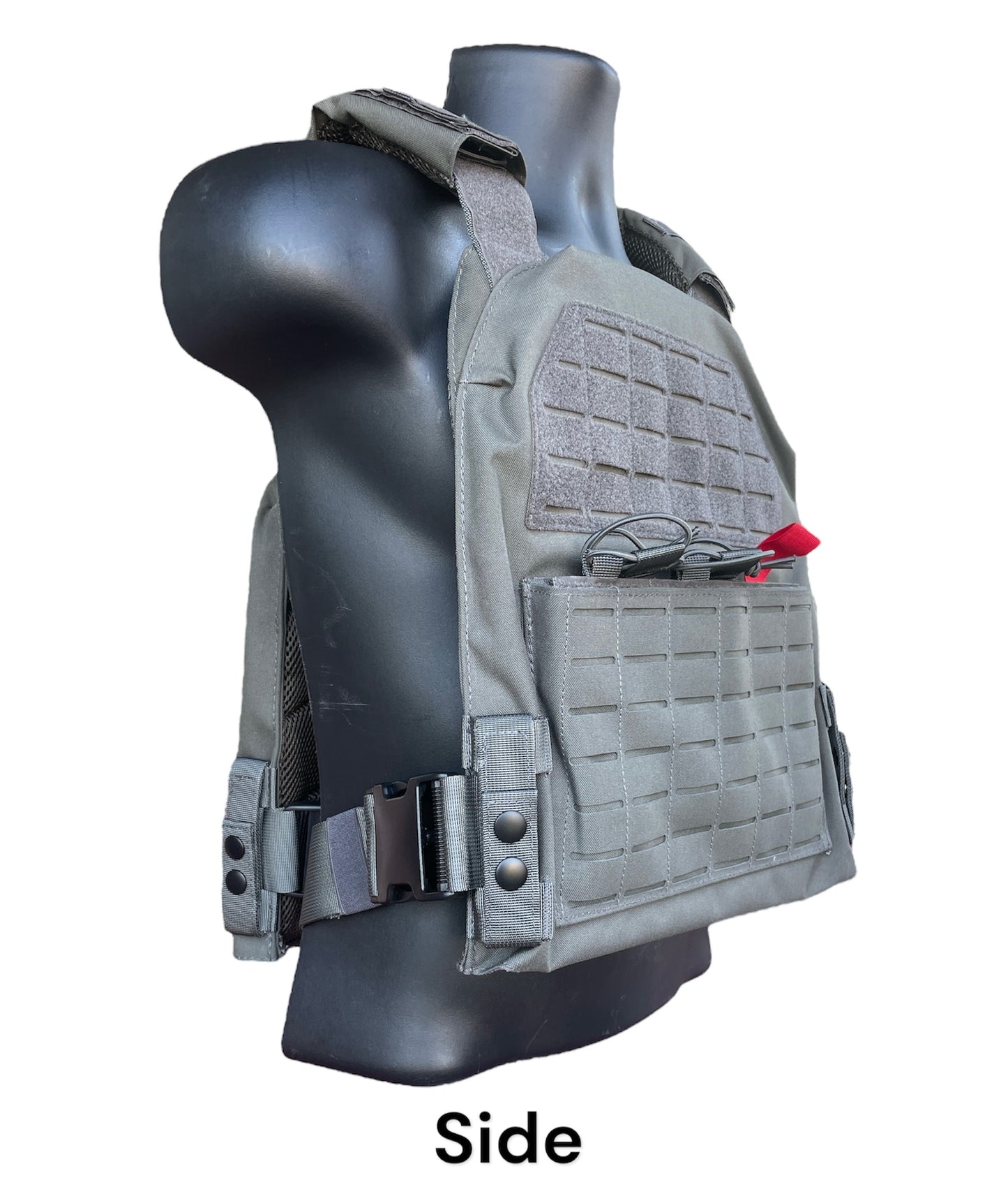 Extra Large 11"x14" Laser Cut Nylon Plate Carrier without Cummerbund