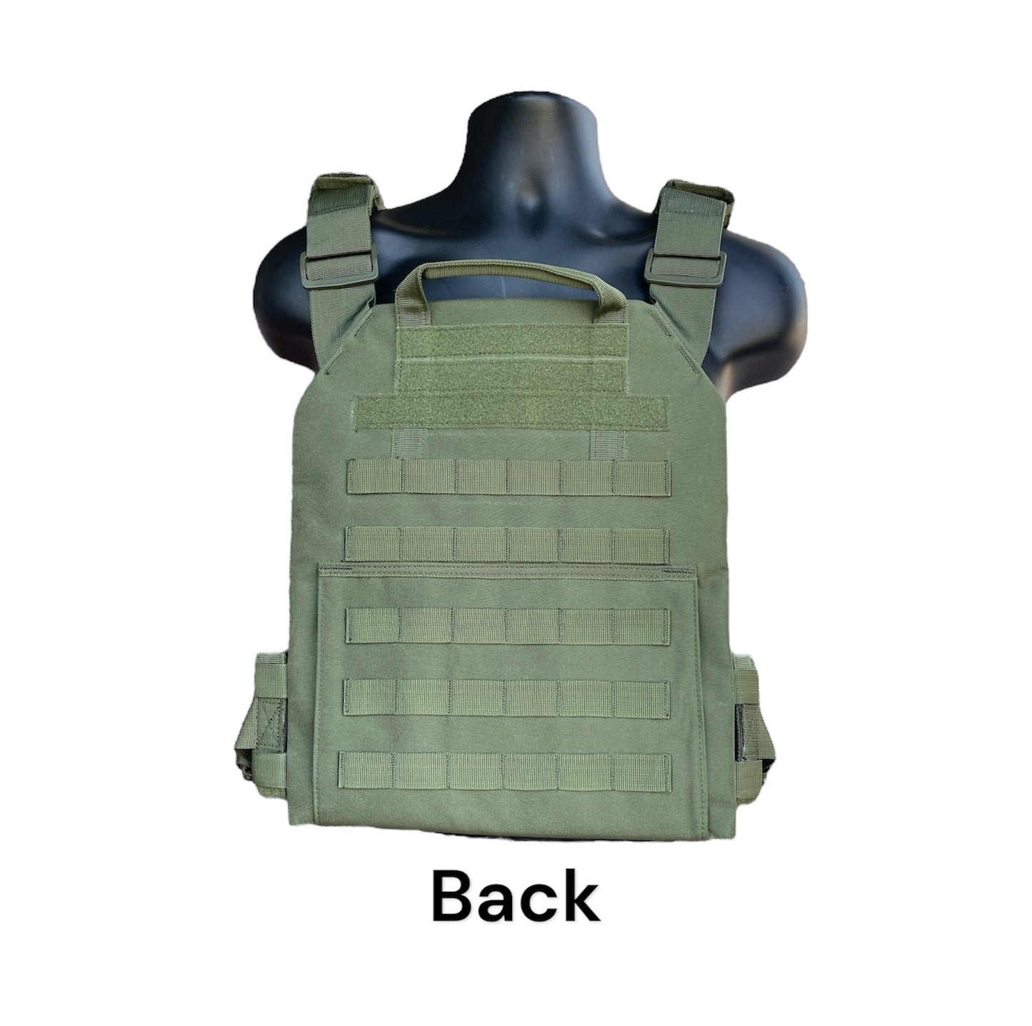Extra Large 11"x14" Nylon Plate Carrier without Cummerbund