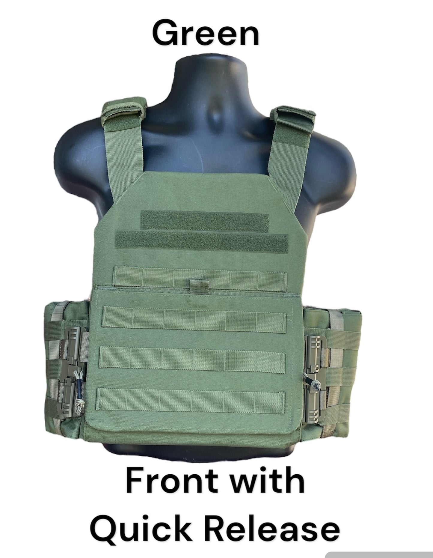 Large Nylon Plate Carrier with Cummerbund and Quick Release Kit