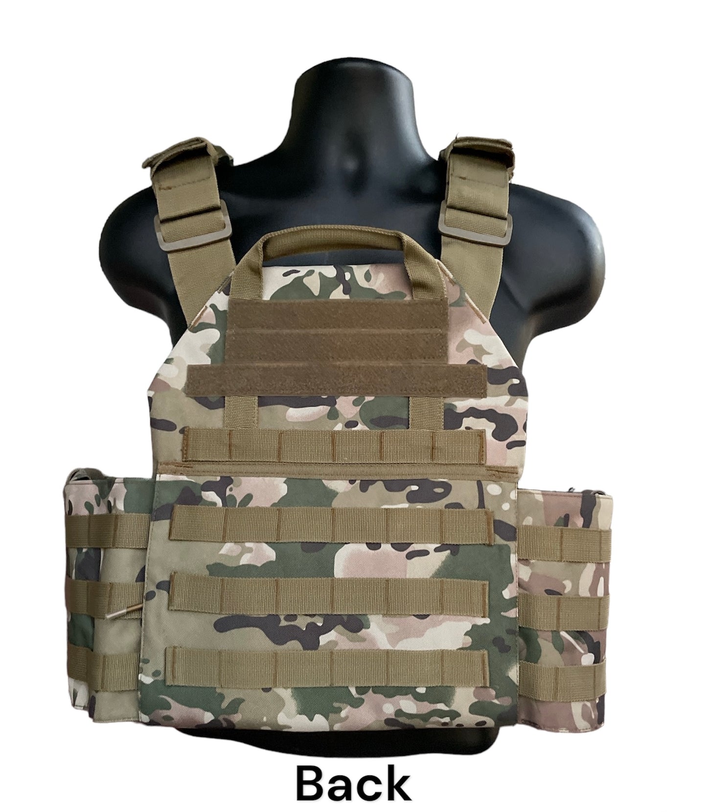 Large Nylon Plate Carrier with Cummerbund and Quick Release Kit