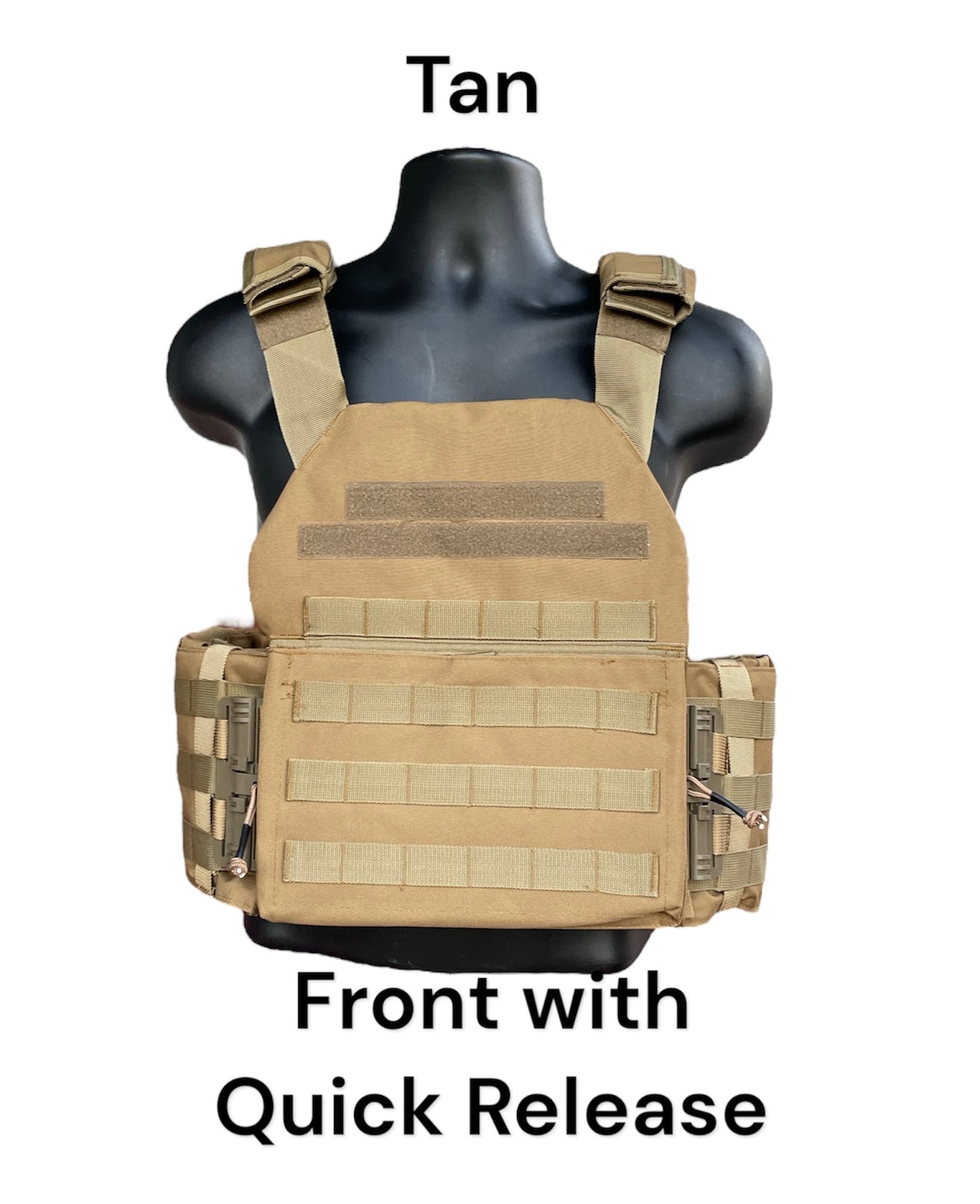 Large Nylon Plate Carrier with Cummerbund and Quick Release Kit