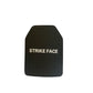 Level IV 11"x14" Shooter Cut Single Curve Hard Ballistic Plate