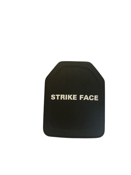 Level IV 8"x10" Shooter Cut Multi-Curve Hard Ballistic Plate
