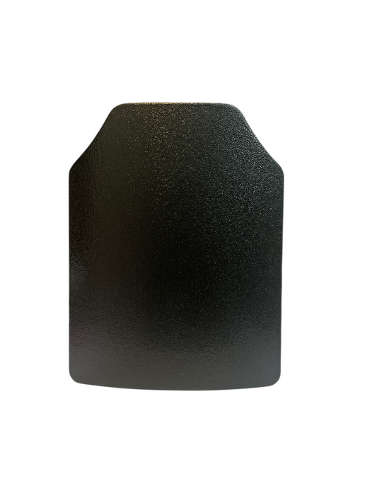 Level IIIA+ 11”x14” Shooter Cut Single Curve Polyurea Coating Hard Ballistic Panel