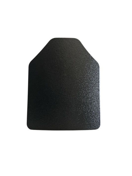 Level IIIA 8"x10" Shooter's Cut, Single Curve, Thin Ballistic Panel with Polyurea Coating