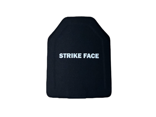 Level III NIJ Certified 8"x10" Shooter's Cut, Single Curve, Hard Ballistic Plate