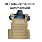 Extra Large 11"x14" Nylon Plate Carrier with Cummerbund