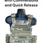 Large Nylon Plate Carrier with Cummerbund and Quick Release Kit