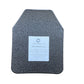 Level IIIA 8"x10" Shooter's Cut Multi-Curve Thin Ballistic Panel with Polyurea Coating