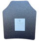 Level IIIA+ 10"x12" Shooter's Cut Single Curve Thin Polyurea Coating Hard Panel