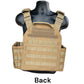 Large Nylon Plate Carrier with Cummerbund and Quick Release Kit