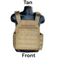 Large 10"x12" Nylon Plate Carrier with Cummerbund