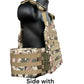 Large Nylon Plate Carrier with Cummerbund and Quick Release Kit