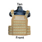 Extra Large 11"x14" Nylon Plate Carrier with Cummerbund