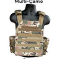 Large Nylon Plate Carrier with Cummerbund and Quick Release Kit