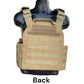 Large 10"x12" Nylon Plate Carrier with Cummerbund