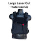 Large 10"x12" Laser Cut Plate Carrier without Cummerbund