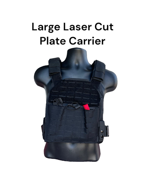 Large 10"x12" Laser Cut Plate Carrier without Cummerbund
