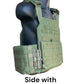 Large Nylon Plate Carrier with Cummerbund and Quick Release Kit