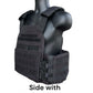 Large Nylon Plate Carrier with Cummerbund and Quick Release Kit