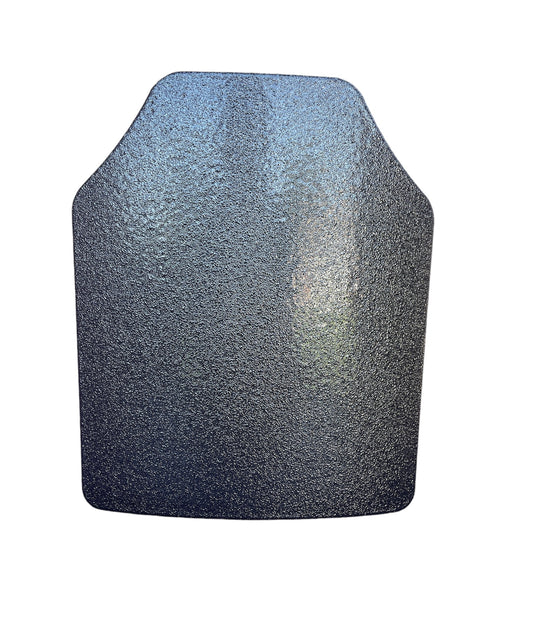 Level IIIA+ 10"x12" Shooter's Cut Single Curve Thin Polyurea Coating Hard Panel