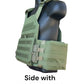 Large Nylon Plate Carrier with Cummerbund and Quick Release Kit