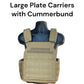 Large 10"x12" Nylon Plate Carrier with Cummerbund