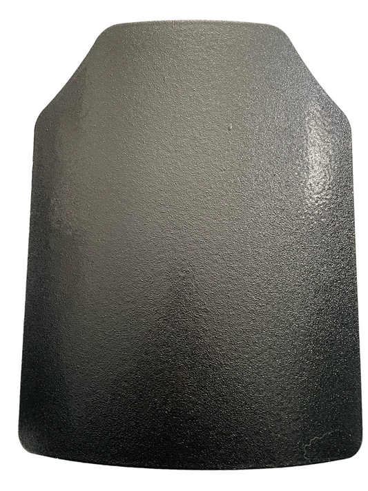 Level IIIA 11”x14” Single Curve Shooter’s Cut Thin Polyurea Coating Hard Ballistic Panel